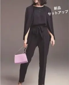 新品　ジャスグリッティー　セットアップ　ネイビー　定価¥2万7500円