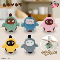 LOVOT ゴムひも付きぬいぐるみ ラボット マスコット 全5種セット