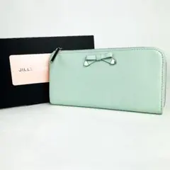 新品 展示品 ジルスチュアート 長財布 財布 レディース j7 水色 Lジップ