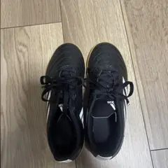 キッズ adidas フットサルシューズ ブラック/ホワイト