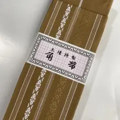 (10-37)角帯　綿　茶色　リバーシブル　浴衣　男性　袴