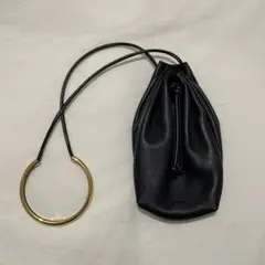 jilsander ショルダーバック ブラック ゴールド