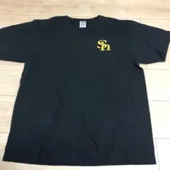 福岡ソフトバンクホークス ロゴ Tシャツ ブラック　マジェスティック　Ｌサイズ
