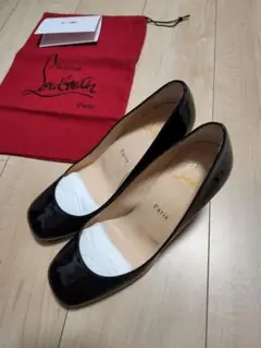 【美品】 エナメルパンプス クリスチャン・ルブタン 箱付き