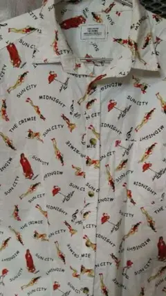 THE CRIMIE クライミー　ノースリーブ　柄シャツ XL