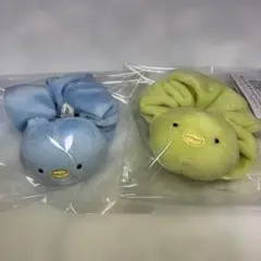 すみっコぐらしマスコット付きシュシュ２個セット ぺんぎん、ぺんぎん？