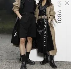 未使用級✨トーガアーカイブス ユニセックス ロングコート36 チャコールグレー m36291272619_1.jpg?1673065014