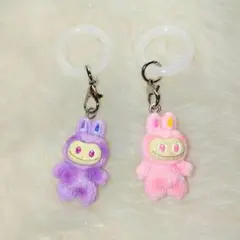 ラブブ ミニチュア　アンブレラマーカー めじるしアクセサリー チャーム　2個