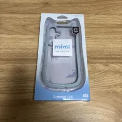 ラスタバナナ Galaxy S24 専用 ハイブリッド 猫耳 mimi ブルー