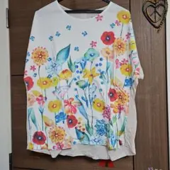 グラニフ　トップス　花柄　フリーサイズ　レディース