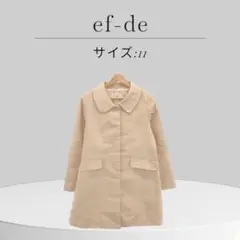 ef-de ベージュ チェスターコート サイズ11