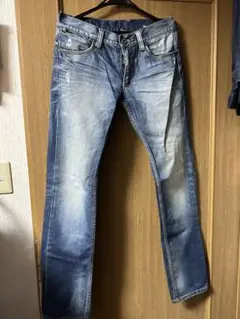 DY.7981DENIM Lサイズusedダメージジーンズ