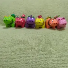 赤ベコフィギュア６点セット