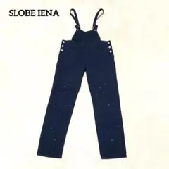 190 スローブイエナ オーバーオール パンツ 黒 38 ドット