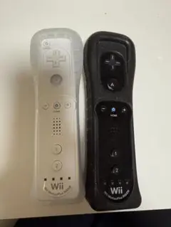 Wii モーションプラス　リモコン　ブラック　ホワイト　セット