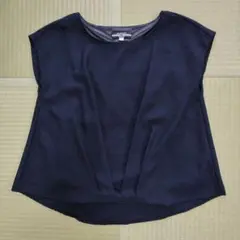 マタニティ　授乳服　 ネイビー　夏　トップス　赤ちゃん本舗　М