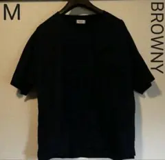 【美品】BROWNY ネイビー 半袖 ビッグシルエット Mサイズ WEGO