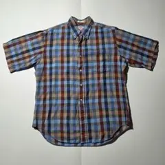 60s McGregor S/S チェック ボタンダウンシャツ USA製