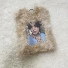 トレカケース　ハンドメイド　もこもこ　くま