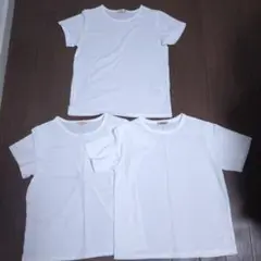 76 ホワイト 白 半袖 Tシャツ 3枚セット 150cm