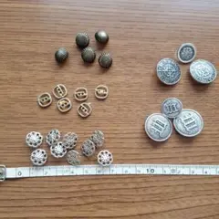 金属製装飾ボタンセット