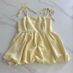 バルーンキャミ SHEIN イエロー