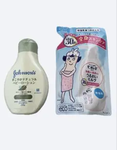Johnson's ベビーローション 250ml とビオレ詰め替えセット
