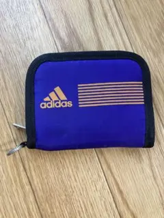 adidas 紫色 財布