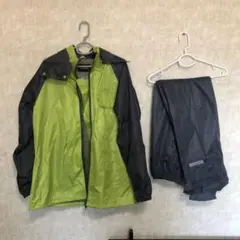 雨合羽　ウインドブレイカー　LLサイズ　FM color 1度着用　雨具