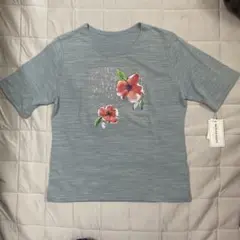 METUREKREIN トップス ラインストーン付き 花柄 未使用