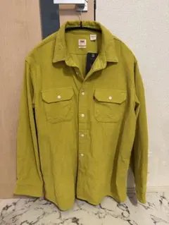 新品 Levi's リーバイス コーデュロイ 長袖シャツ マスタードイエロー L
