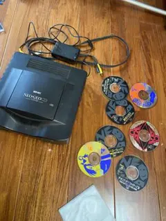 NEOGEO 本体とゲームディスク6枚セット