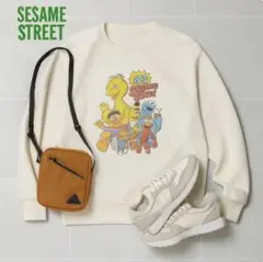 ＠J809@ 新品タグ付き SESAME STREET 裏起毛 スウェット M