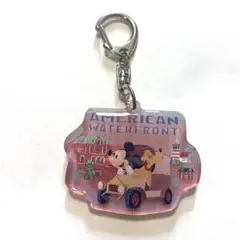 ディズニー　アメリカンウォーターフロントアクリルキーホルダー