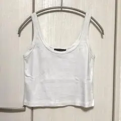 Brandy Melville Crop Tank タンクトップ ホワイト 白