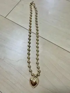 【未使用】リリーブラウン　ボールチェーンネックレス