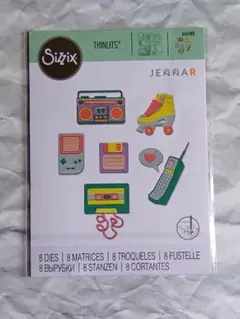 Sizzix Thinlits 665088 レトロ カッティングダイ