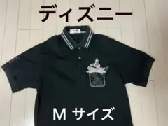 ポロシャツ　ディズニー ポロシャツ Mサイズ　黒