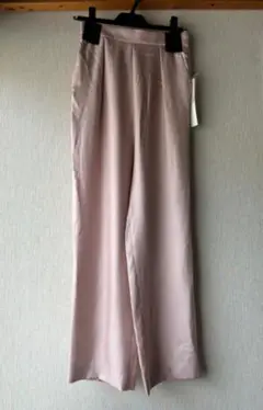 新品タグ付　STUNNING LURE　ウォッシャブルワイドパンツ　ピンク　S