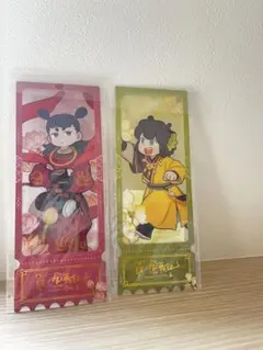 羅小黒戦記 ロシャオヘイminiso アクリルチケット シャオヘイ ナタ 2点