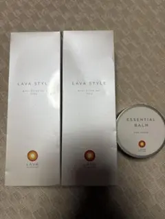 LAVA STYLE ボディ用ジェル状美容液2本とエッセンシャルバーム
