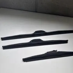 ワイパー 3本セット 黒色 フラットブレード