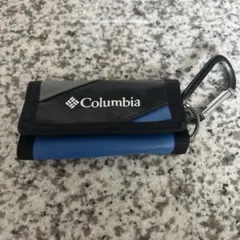 Columbia ナイロンキーケース ブラック/ブルー