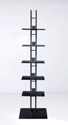 中古美品 ルネセイコウ タワーシェルフ シャトーブラック SHT-130