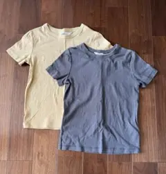 H&M リブTシャツ　　2枚セット