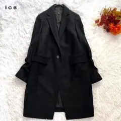 美品 ICB 【CLASSY掲載】Bellandi チェスターコートS黒