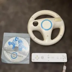 任天堂Wii マリオカート リモコン&ハンドルセット