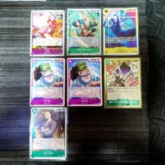 ワンピカード ザ・ベスト2 ナミR ゾロR ウソ八C×2 おまけ3枚