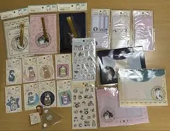 モフサンド・セリア・seriaシール＆ギフトバッグ＆A5 ボタン付クリアファイル