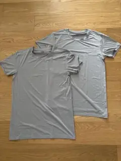 AIRism ショートスリーブ Tシャツ Lサイズ グレー 2枚セット